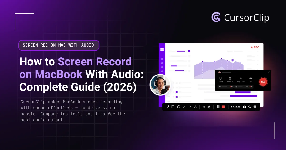how do i screen record on mac with audio