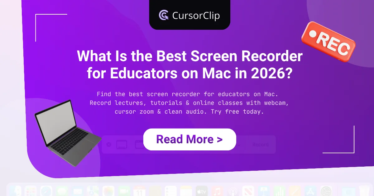 screen recorder for teachers on Mac