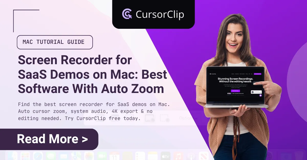 mac screen recorder for product demos