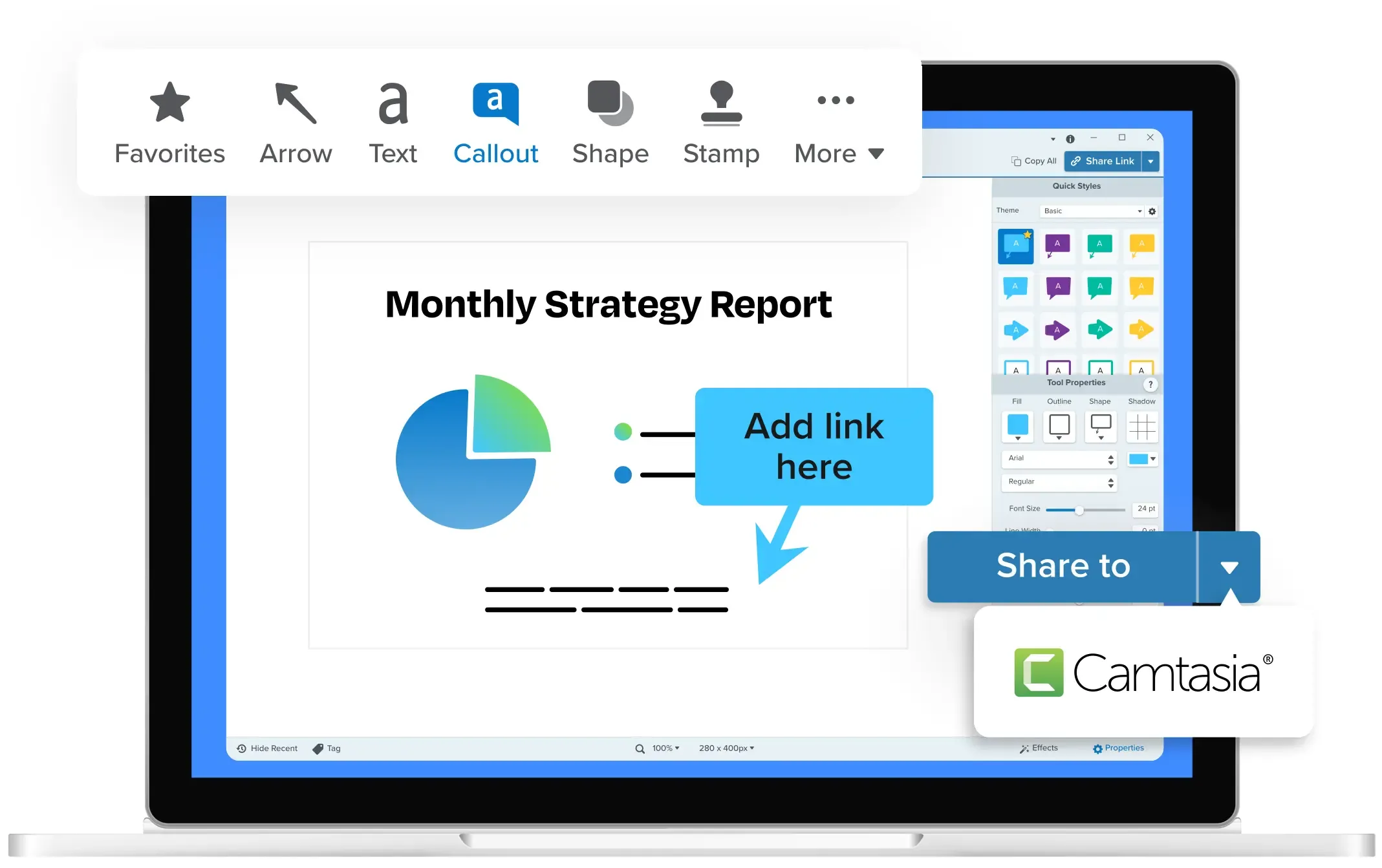 Snagit interface shown on TechSmith's official product website